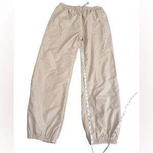 Garment Company men’s Beige weatherproof performance pants- jogger zip